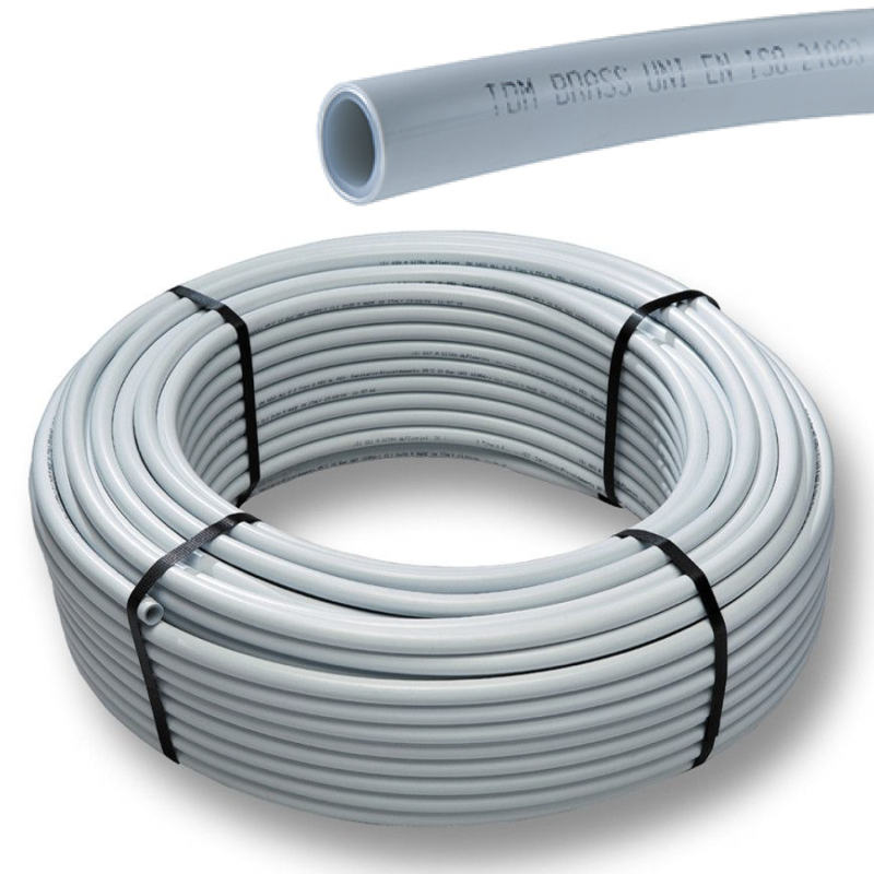 Tubo Nudo in Polietilene PEX-AL-PEX Ø 16x2 in Rotolo di 100 MT - Codice 109016 TDM BRASS 109016 1 Tubo Nudo in Polietilene PEX-AL-PEX Ø 16x2 in Rotolo di 100 MT - Codice 109016 TDM BRASS 109016 1