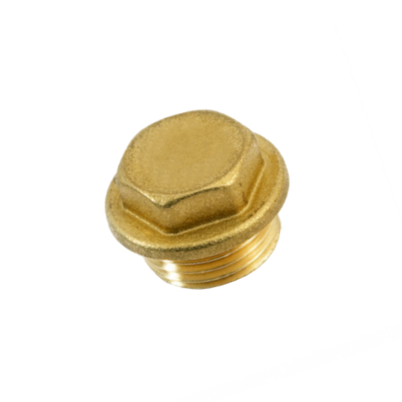 Tappo Maschio in Ottone Giallo 1"1/4 - Codice 106P4 TDM BRASS 106P4 1