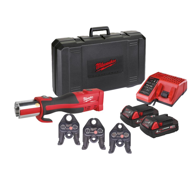 Pressatrice idraulica Brushless FORCE LOGIC™ Milwaukee M18 BLHPT-202C TH-SET2 - 4933478071 4933478071 1 Pressatrice idraulica Brushless FORCE LOGIC™ Milwaukee M18 BLHPT-202C TH-SET2 - 4933478071 4933478071 1