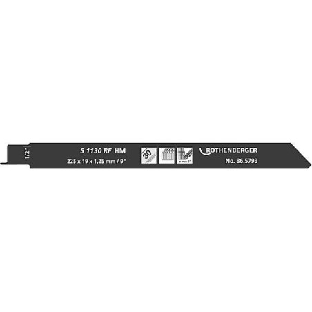Lama universale rivestita TCT, 225 x 20 x 1, 5 865793 1