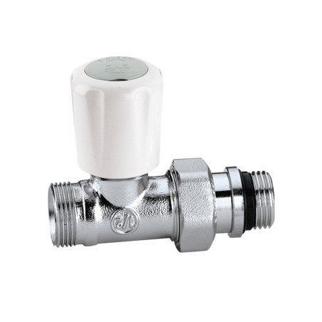 Valvola termostatizzabile con attacchi diritti 1/2" att. tubaz. 23 p. 1,5 Caleffi 339402 339402 1