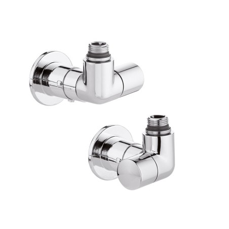 Coppia di valvole a doppia squadra per termoarredi HIGH-STYLE Caleffi 400400 400400 1