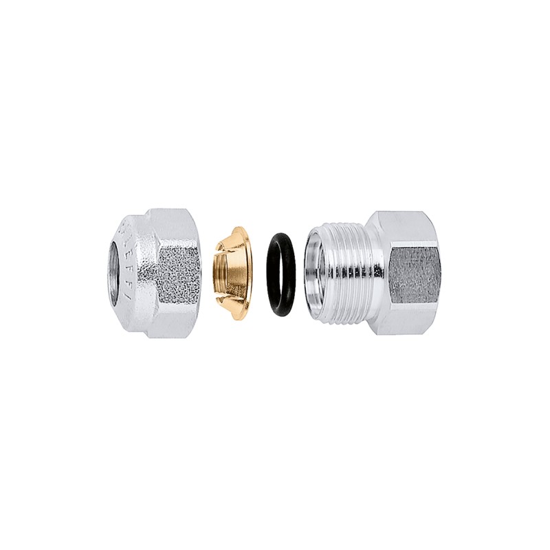 Raccordo femmina G 3/8" (ISO 228-1) F, Ø 12 - Caleffi 910312 910312 1