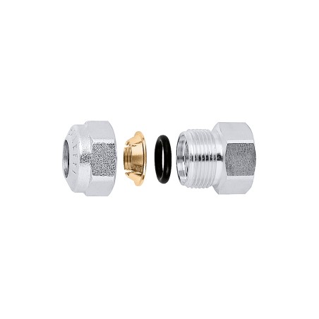 Raccordo femmina G 3/8" (ISO 228-1) F, Ø 12 - Caleffi 910312 910312 1