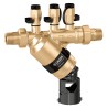 Disconnettore con geometria multifunzione. Tipo BA. Attacchi filettati a bocchettone R 1/2" Mbocchettone, DN 15 - Caleffi 580040