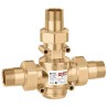 Valvola anticondensa con controllo termostatico della temperatura di ritorno R 3/4" Mbocchettone, 70 °C - Caleffi 280057