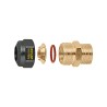 Raccordo maschio, meccanico a tenuta O-Ring per impianti solari G 3/4" A (ISO 228-1) M, Ø 22 - Caleffi 254452
