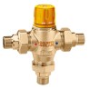 Miscelatore termostatico con cartuccia intercambiabile per impianti solari G 1/2" A, 4,0 m³/h, 30–65 °C - Caleffi 252340