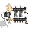 Gruppo di regolazione a punto fisso preassemblato G 3/4" A M8 derivazioni, G 3/4" A M - Caleffi 1825H5A2L