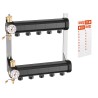 Collettore geotermico premontato G 1 1/4" (ISO 228-1) F, 42 p.2,5 TR4 derivazioni - Caleffi 1107D5