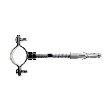 Collare per tubi G&B FAST ACCIAIO con vite doppia e tassello 10x50 mm FA 3.8" T PZ. 2 TFAT01 1