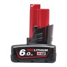 Batteria M12 6.0Ah M12 B6 Milwaukee 4932451395