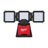 Faro LED 18V 3 teste multidirezionali con alimentazione ibrida - M18 MDTL-0 Milwaukee 4933498149