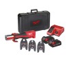 Pressatrice idraulica 18V 2,0Ah con set ganasce U - motore Brushless M18 BLHPT-202C U-SET Milwaukee 4933451136