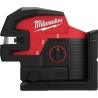 Laser lineare Verde a due linee con 4 punti piombo - M12 CLL4P-0C Milwaukee 4933479202