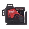 Laser lineare Verde a tre linee 360° 4.0Ah M12 3PL-401C Milwaukee 4933478102