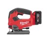 Seghetto alternativo 18 Volt 5,0Ah Tecnologia FUEL valigetta HeavyDuty M18 FJS-502X Milwaukee 4933464727 4933464727 1