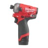 Avv. a impulsi compatto SILENZIOSO 12 Volt 1/4" 2,0Ah Tecnologia FUEL valigetta HeavyDuty M12 FQID-202X Milwaukee 4933464973