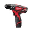 Trapano compatto a percussione 12 Volt 2,0Ah M12 BPD-202C Milwaukee 4933441940