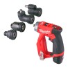 Trapano compatto 12 Volt 2,0 Ah con 3 mandrini intercambiabili M12 FDDXKIT-202X Milwaukee 4933464979 4933464979 1