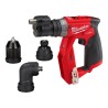 Trapano compatto 12 Volt Tecnologia FUEL valigetta HeavyDuty con 3 mandrini intercambiabili M12 FDDXKIT-0X Milwaukee 4933471332