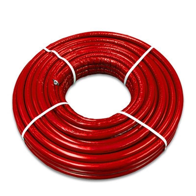 Tubo multistrato PE-Xb/Al/PE-Xb in rotoli 50 m completo di coibentazione termica Ø20/2 (Aluminium 0,25 mm) I-APEX20RCR50 Ivar I-