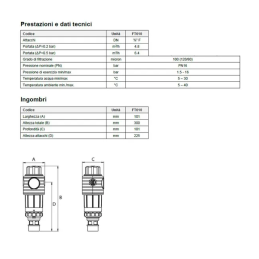 Acqua brevetti PuliFIL 3/4" F è un filtro autopulente semi-automatico per portate elevate FT010 2