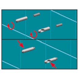 Kit fissaggio nascosto sanitari sospesi Fischer WB9 B LV - Codice 551883 551883 4