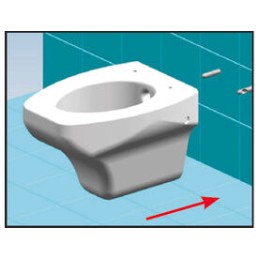 Kit fissaggio nascosto sanitari sospesi Fischer WB9 B LV - Codice 551883 551883 9