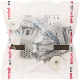 Fissaggio nascosto Fischer WB 5 NH per water e bidet a pavimento - Codice 04245 04245 2