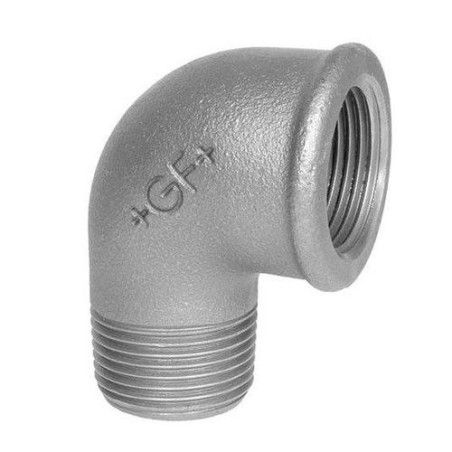 GOMITO MF 3/8 ø 3/8" GHISA MALLEABILE ZINCATA 09205002 ATUSA ITALIA SPA 09205002 1