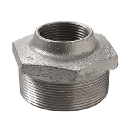 RIDUZIONE 1 1/4 X 1/2 ø 1.1/4" x 1/2" GHISA MALLEABILE ZINCATA 24105063 ATUSA ITALIA SPA 24105063 1