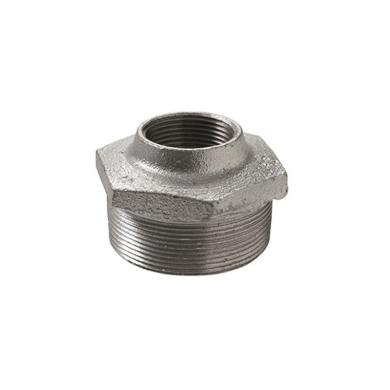 RIDUZIONE 2 X 1 1/2 ø 2" x 1.1/2" GHISA MALLEABILE ZINCATA 24105087 ATUSA ITALIA SPA 24105087 1