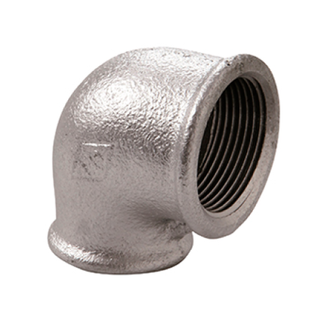 GOMITO FF 3/4 X 1/2 ø 3/4" x 1/2" GHISA MALLEABILE ZINCATA 09005043 ATUSA ITALIA SPA 09005043 1