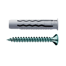 Vite Truciolare Nylon GL 65008 Ø10x50mm Zincate Bianche - G & B FISSAGGI SRL - pack da 50 pezzi 65008 1