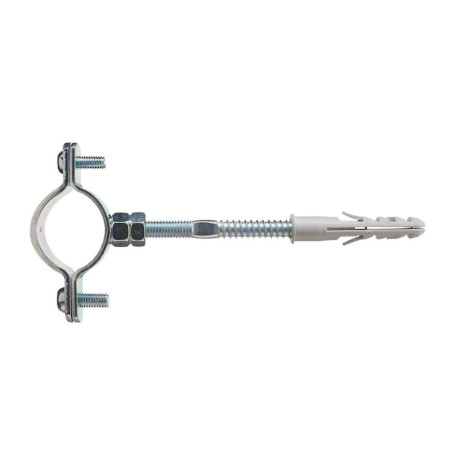 Collare per tubi G&B FAST ACCIAIO con vite doppia e tassello 10x50 mm FA Ø1.1/4  T PZ. 2 TFAT05 1