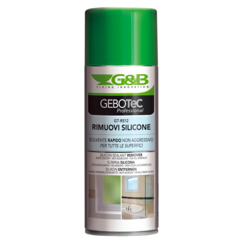 Rimuovi Silicone GT-RS12 84012 400ml Solvente Rapido - G & B FISSAGGI SRL 84012 1