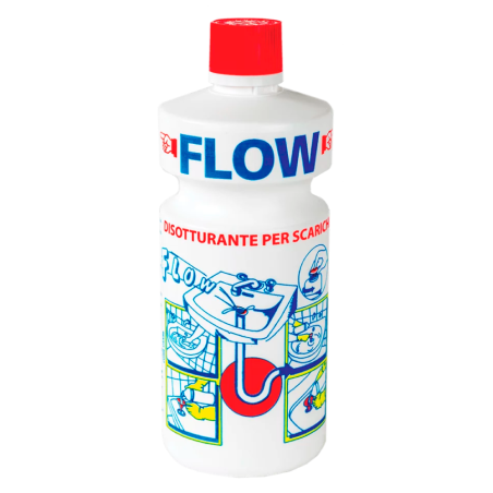 FLOW L'ORIGINALE Disotturante Scarichi 500ml COD 750300001 Manta Ecologica 750300001 1