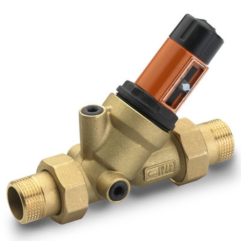 Riduttore di pressione regolabile con filtro autopulente DN 25 x 1“ M fitting 509128 Ivar