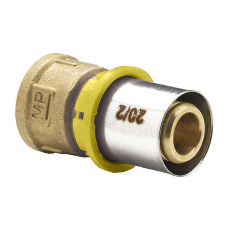 Raccordo diritto femmina 3/4“ F x 20/2 510013MPGAS Ivar