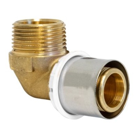 Raccordo ad angolo maschio 1“1/2 M x 50/4 510034 Ivar