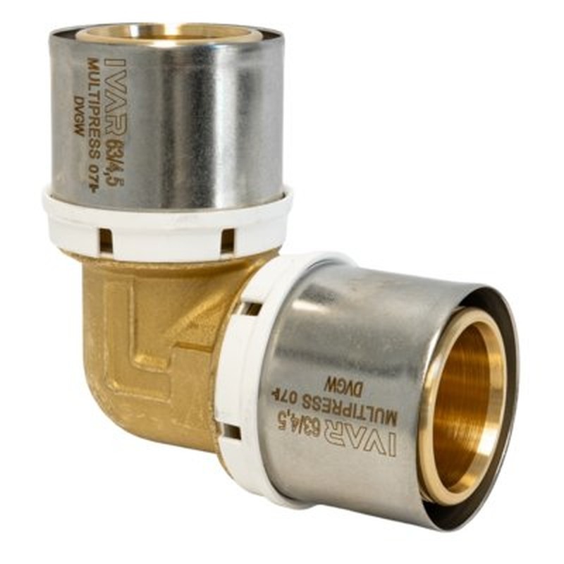 Raccordo ad angolo 63/4,5 x 63/4,5 510056 Ivar