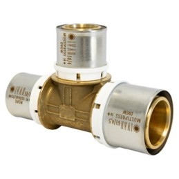 Raccordo a T con attacco centrale e laterale ridotti 32/3 x 32/3 x 40/3,5 510118 Ivar
