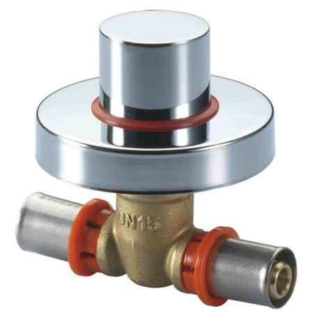 Rubinetto da incasso con intercettazione a vitone 16/2 x 16/2 510189CMP Ivar