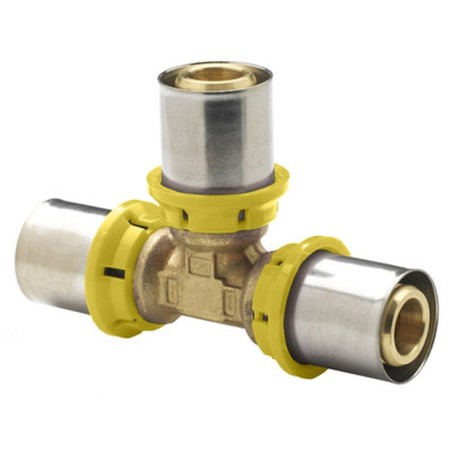 Raccordo a T 20/2 x 20/2 x 20/2 512002MPGAS Ivar