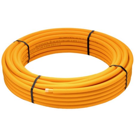 Tubo multistrato PE-Xb/Al/PE-Xb in rotolo 50 m completo di guaina corrugata Ø16/2 (Aluminium 0,20 mm) I-APEX16RCG50 Ivar I-APEX1