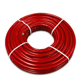 Tubo multistrato PE-Xb/Al/PE-Xb in rotolo 50 m completo di coibentazione termica Ø26/3 (Aluminium 0,30 mm) I-APEX26RCR50 Ivar I-