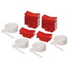 Kit di fissaggio per collettori complanari e componibili in cassetta di plastica tipo AC 852  SAM-010 Ivar