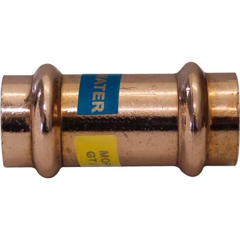 UNICO RKP270V MANICOTTO CON BATTUTA FEMMINA FEMMINA ø18 RAME RKP270V EFFEBI