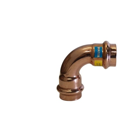 UNICO RKP002V CURVA 90° FEMMINA FEMMINA ø35 RAME RKP002V EFFEBI